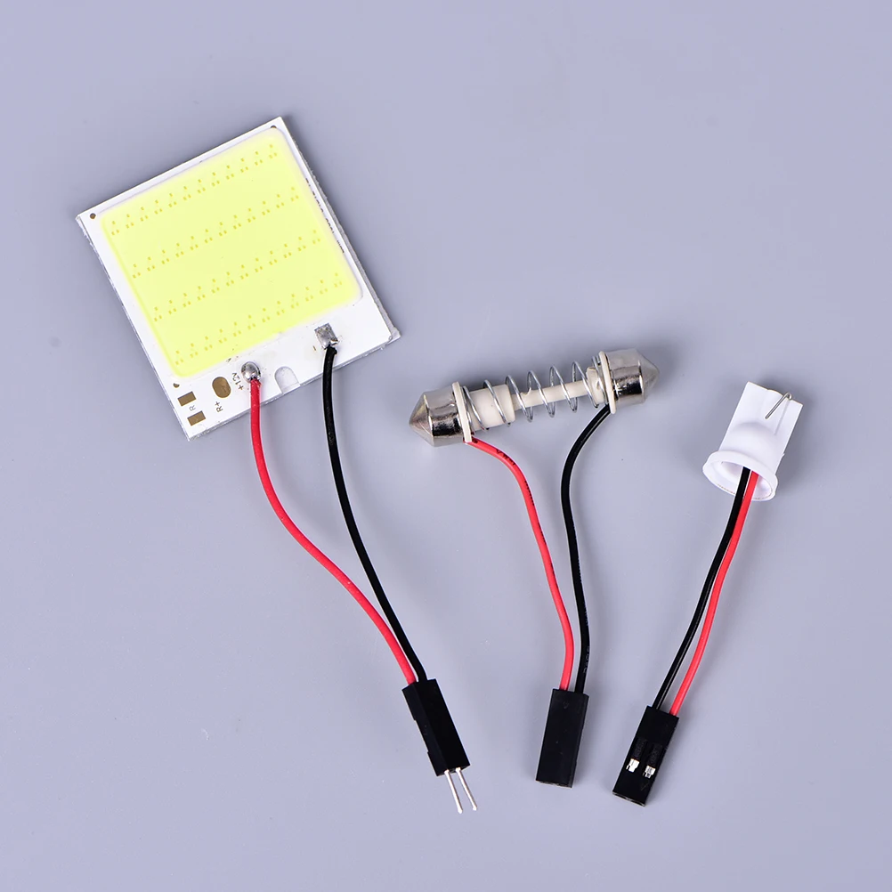 2XT10 48 COB SMD панель светодиодов супер белый интерьер чтения карты лампы освещение