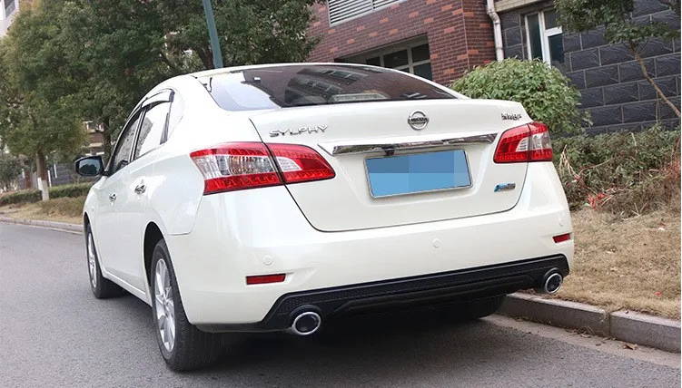 Для Sentra Задний Спойлер ABS задний бампер диффузор защитные бамперы для Nissan Sentra после хром задний спойлер 2012 - Цвет: Армейский зеленый