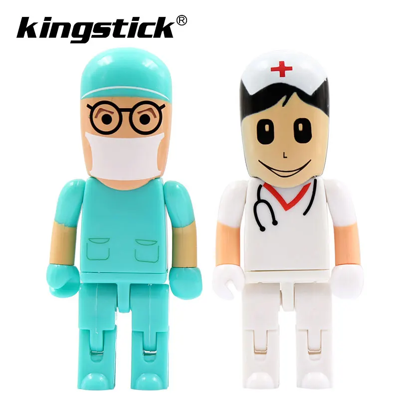 Doctors memory stick nurses Lovely medical pendrive cartoon usb flash drive pendrive 4GB 8GB 16GB 32GB usb flash 64 gb cle usb Doctors memory stick nurses Lovely medical pendrive cartoon usb flash drive pendrive 4GB 8GB 16GB 32GB usb flash 64 gb cle usb