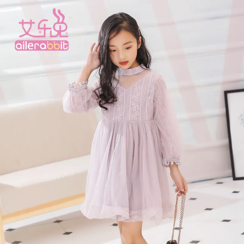 

dress small girls brim autumn outfit bitter fleabane bitter fleabane gauze girl fashionable western style