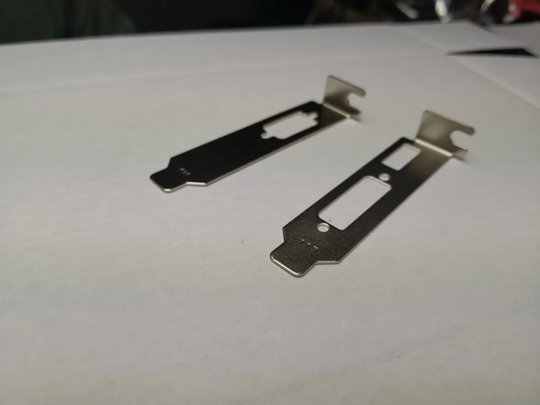 2 Расширительных кронштейна для видеокарт NVIDIA GeForce 610710730 HDMI + DVI полный кронштейн