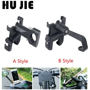 

Universal Aluminum Alloy Motorcycle Phone Holder For iPhoneX 8 7 6s Support Telephone Moto Holder For GPS Bike Handlebar Holder