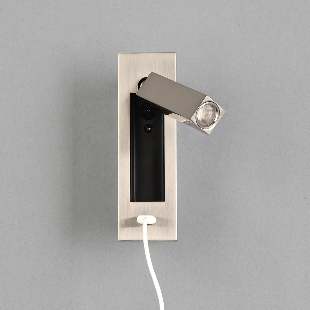 Sconce da Lâmpada de Parede Lâmpada de Cabeceira Luz da Parede Moderna Levou Dispositivo Elétrico Carregador Usb Iluminação Luz Wallland Ac110260v