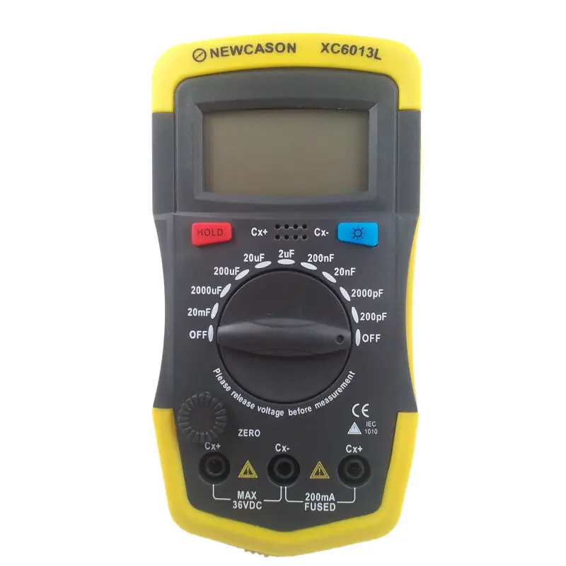 Digtital Capacitance Meter XC6013L Capacitor Tester mF uF Circuit Gauge