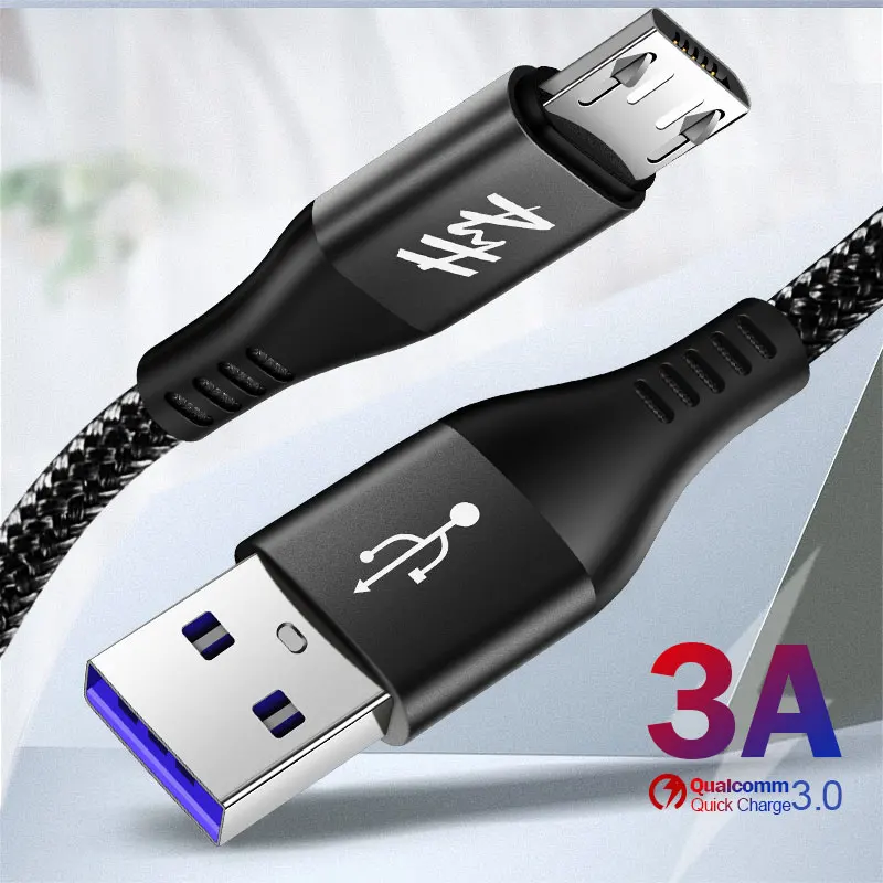 

H&A Micro USB Cable Fast Charge USB Data Cable for Samsung Xiaomi Tablet Android USB Charging Cord Microusb Charger Cable
