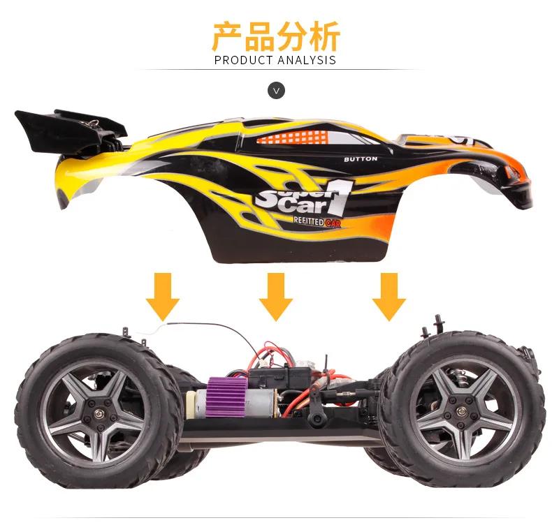 WLtoys 12404 2,4G 4CH 1:12 4WD RC автомобиль электрический четыре колеса скалолазание гусеничный RC внедорожный вождение автомобиля игрушки модели