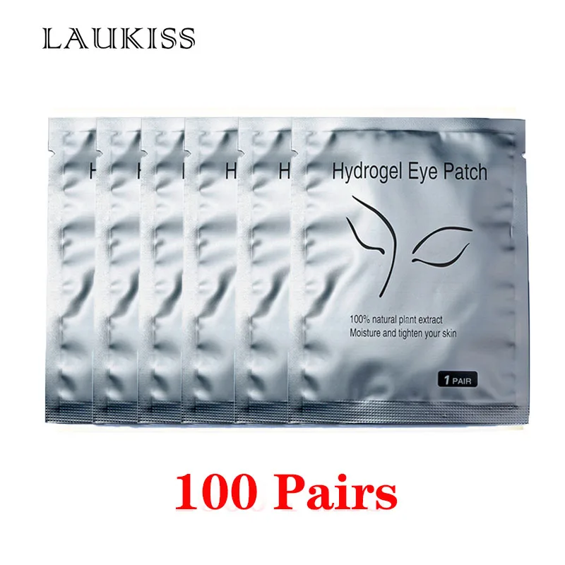 100Pair Fox Head 25/50/100 пар/лот Пластыри для ресниц наращивания кругов под глазами колодки Бумага патчи розовый Безворсовая наклейки Ткань для ресниц накладных - Цвет: 100Pair Fox Head