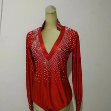 Новинка, мужские костюмы для латинских танцев, сексуальный спандекс, камни, длинные рукава, рубашка для латинских танцев, мужские рубашки для латинских танцев, XS-6XL