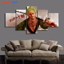 Холсте аниме Одна деталь плакат "ZORO" МАНГА холст для живописи Wall Art украшение комнаты