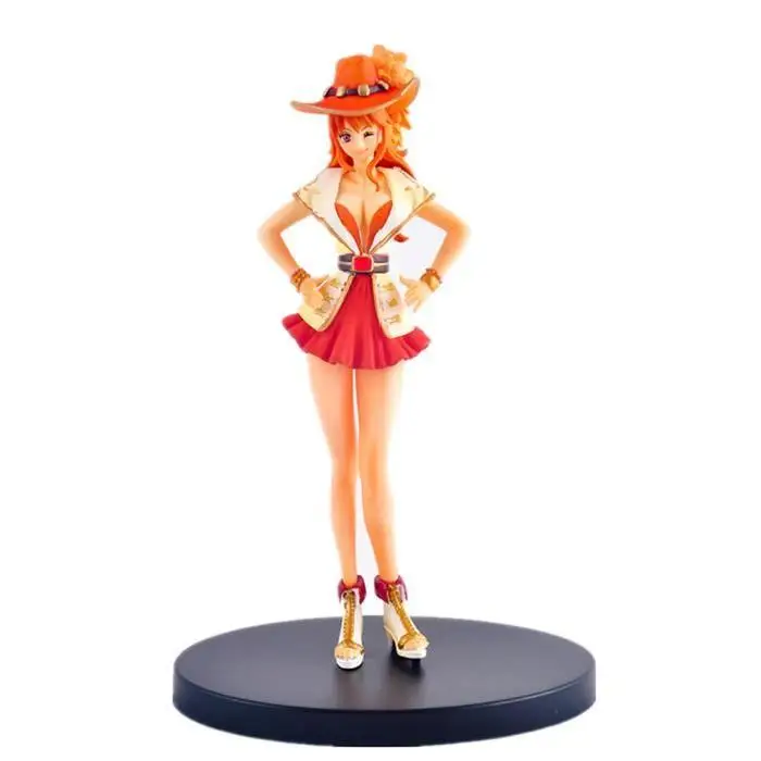

One Piece toy15 Anniversary Commemorative Edition Nami PVC 17-19cm As an ornament of life