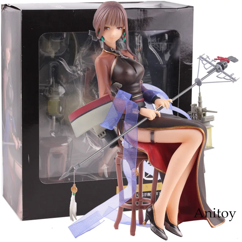 

Warship Girls R Yat Sen Cruiser Yat Sen Cheongsam Siting Ver. PVC Figure Collectible Model Toy 19cm