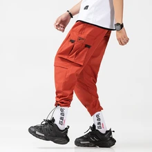 Стиль сафари колено половина на молнии брюки мужские