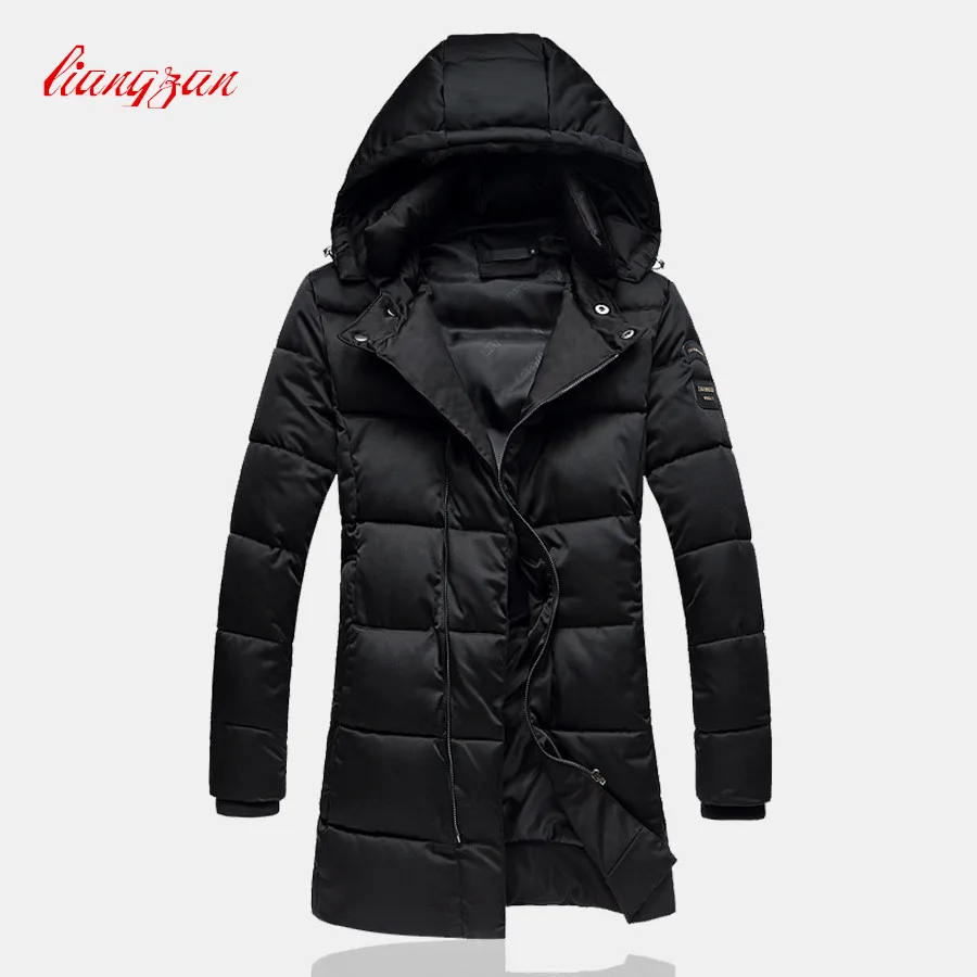 Men Winter Thick Cotton Coats Brand Design Snow Warm Parkas Casual Slim