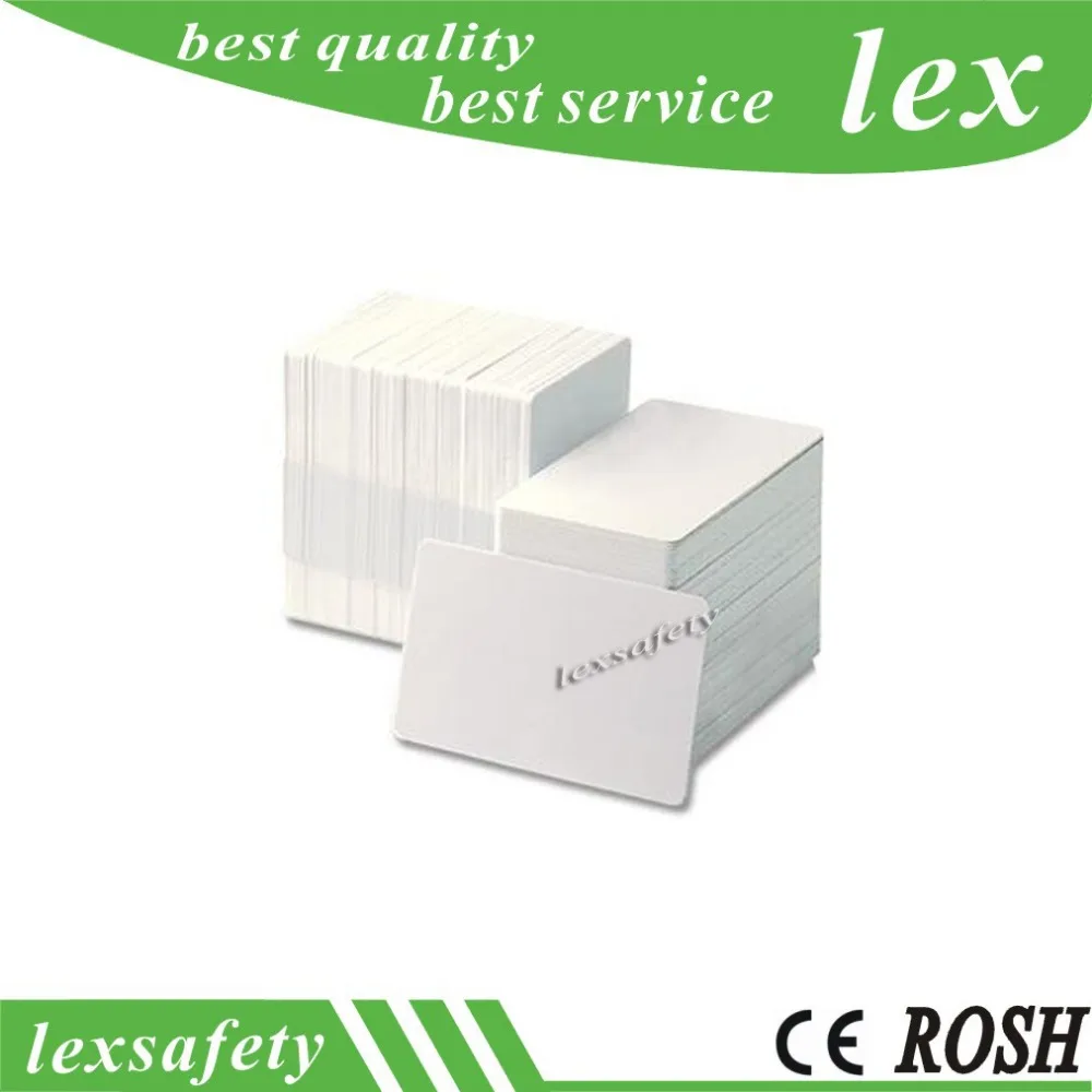 100 шт./лот 125 кГц ISO11785 ПВХ RFID Чистая Id карта TK4100 EM4100 белая карта|blank id card|id card125 khz |