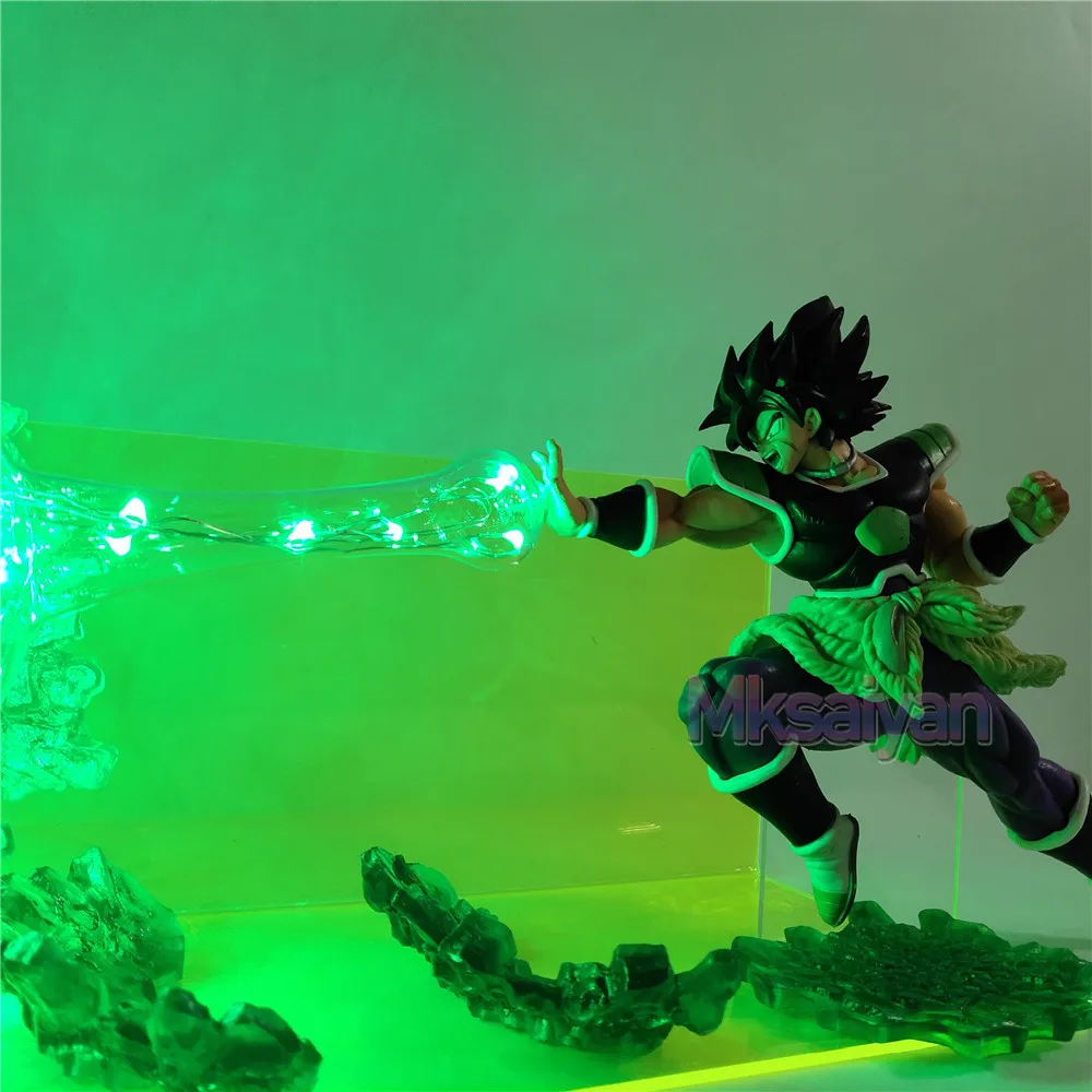 Лампа в виде дракона жемчуга супер Broly VS Goku игрушка Kamehameha фигурки со