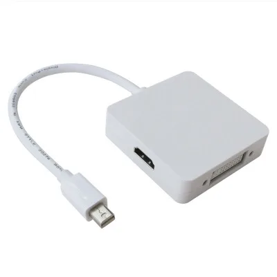 Кабель адаптер 3 в 1 Thunderbolt Mini DP Displayport HDMI DVI VGA для apple MacBook Pro Mac Book Air|displayport to hdmi|dp