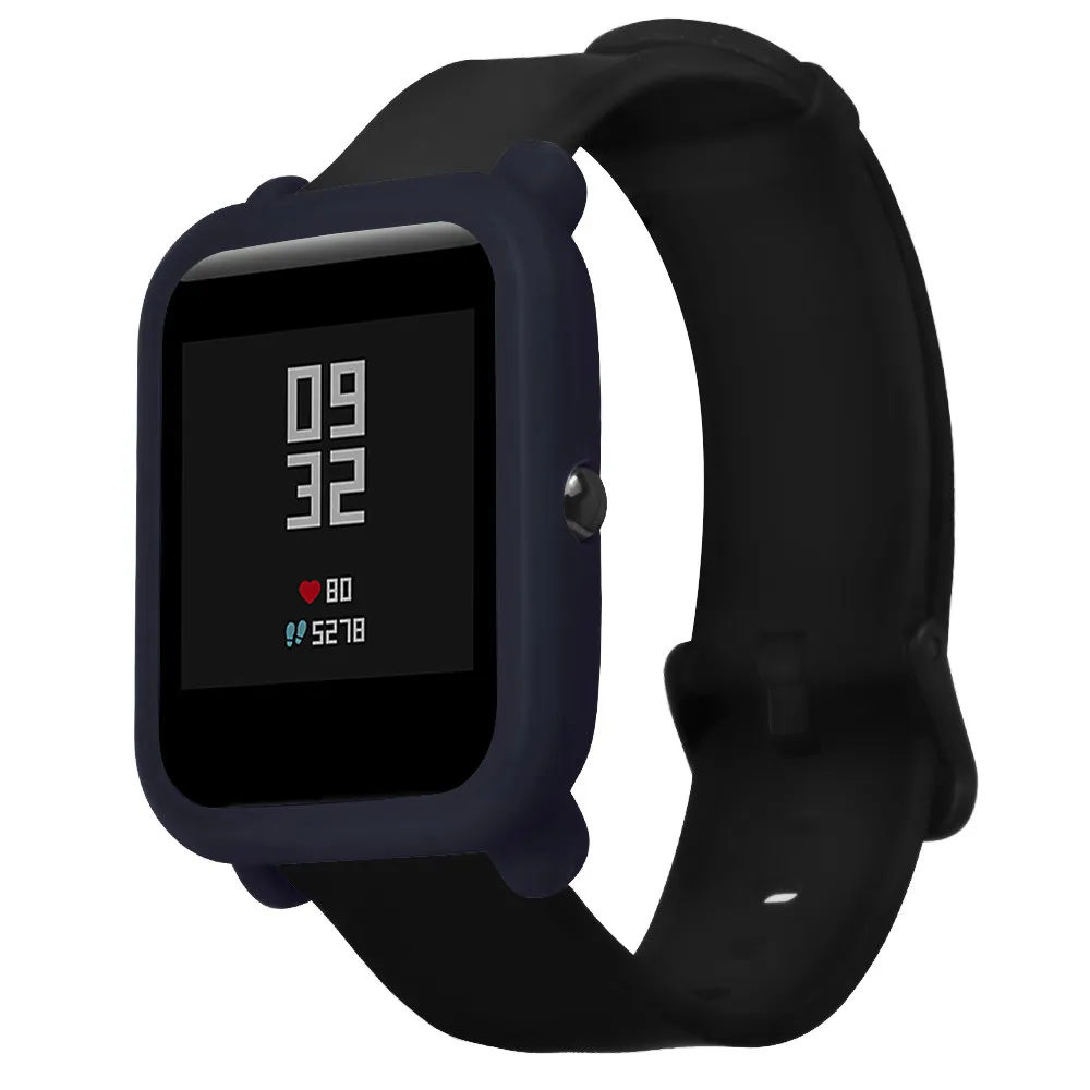 Мягкий защитный силиконовый чехол из ТПУ для Huami/Amazfit/Bip/Youth Watch носимые Устройства фитнес-браслет relogio