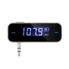 Mini Car MP3 Player FM Transmitter 3.5mm For Universal Music Audio FM Electronic 3.5mm Fit in iphone ipad Android Device