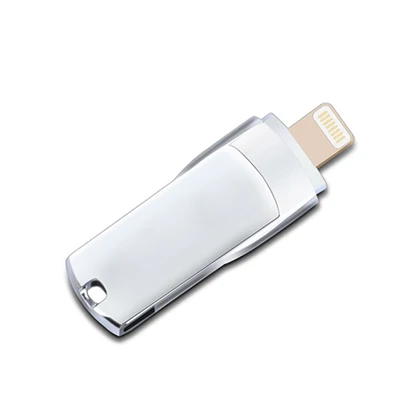 Silver option 3 Lightning 32 Гб Ручка Drive personalizado USB Флэш-Накопитель SSD на 64 для iPhone флэш-накопитель 128 ГБ оперативной памяти, 16 Гб встроенной памяти, флэш-накопитель дропшиппинг - Цвет: Silver option 3
