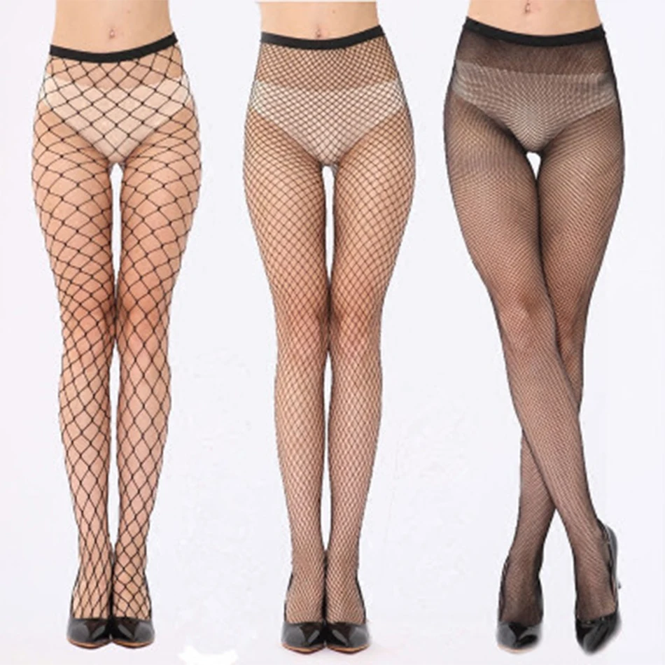 

Sexy Stockings New 2018 Women Thigh High Sexy Lingerie Sheer Lace Net Fishnet Stocking Black Fishnet Stocking Hollow Out Hosiery