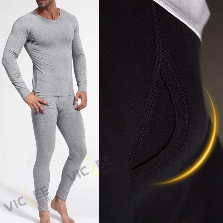 Winter Thermal Underwear Set High Quality Bamboo Fiber Long John Plus
