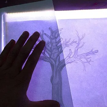 

A4 Portable LED Drawing Board Copy Pad Eyesight Protected Touch Tracing Table Light Pad
