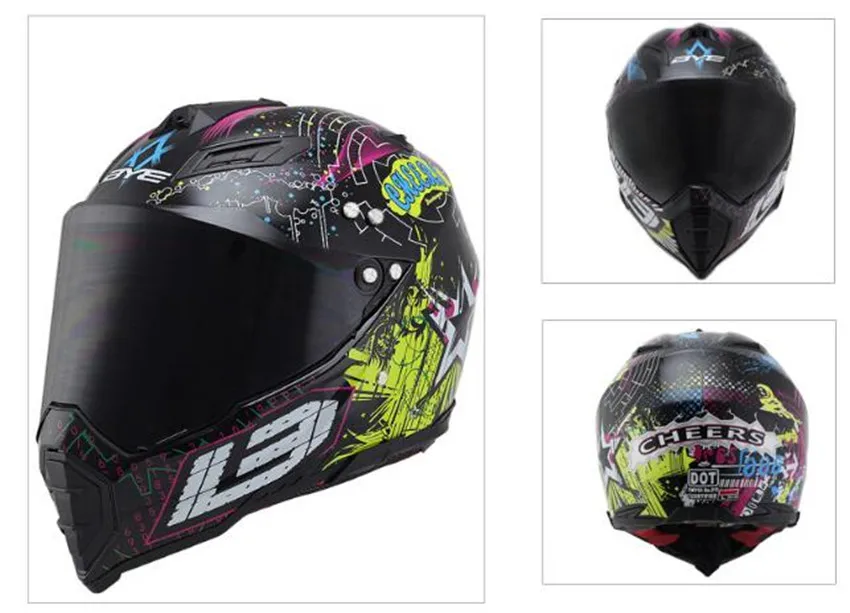 Расширенный велосипедный шлем внедорожный шлем для мотокросса ATV MX Enduro Quad Sport