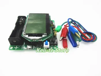 

1pcs New 3.7V version of inductor-capacitor ESR meter DIY MG328 multifunction transistor tester