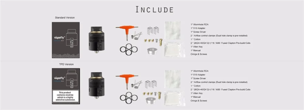 Vapefly Wormhole RDA07