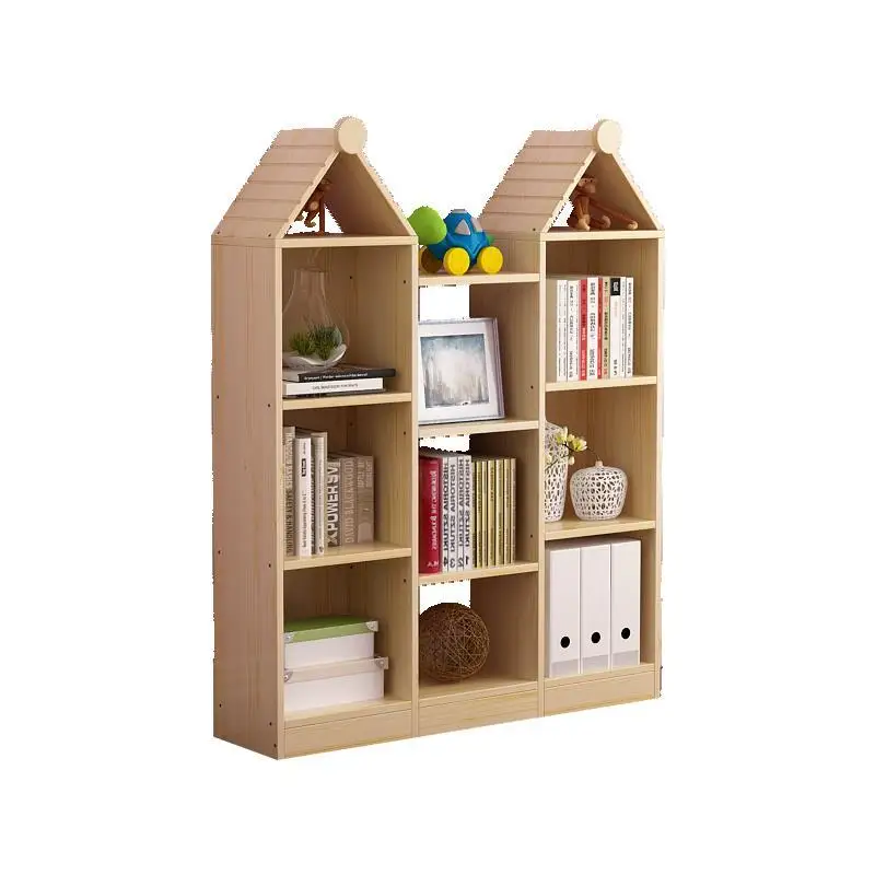 

Madera De Maison Home Meuble Industrial Mueble Dekorasyon Shabby Chic wooden Decoration Retro Furniture Bookcase Book Case Rack
