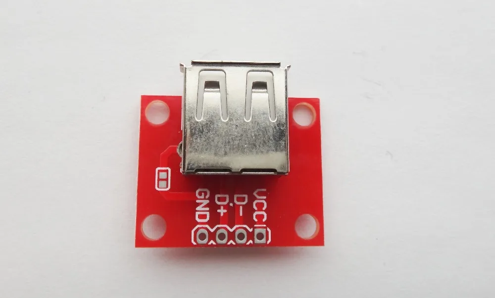 

USB A Female Breakout Board 5V Power 2.54mm Header