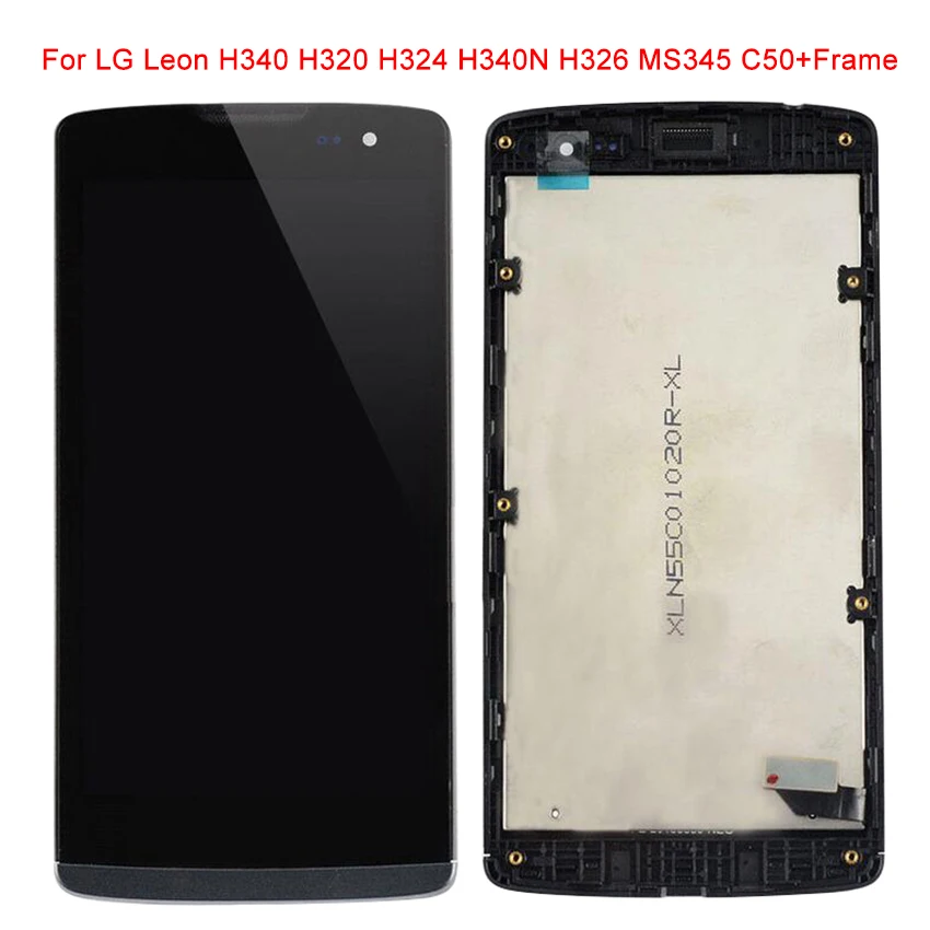 

Replacement LCD Display For LG H340 h320 h324 H340N H326 MS345 C50 Touch Screen Digitizer Assembly With Frame Black
