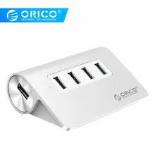 ORICO USB разветвитель USB2.0 USB3.0 два типа алюминиевый сплав Настольный usb-хаб для Mac дизайн телефон планшет USB устройства 3 цвета M3H4 концентратор