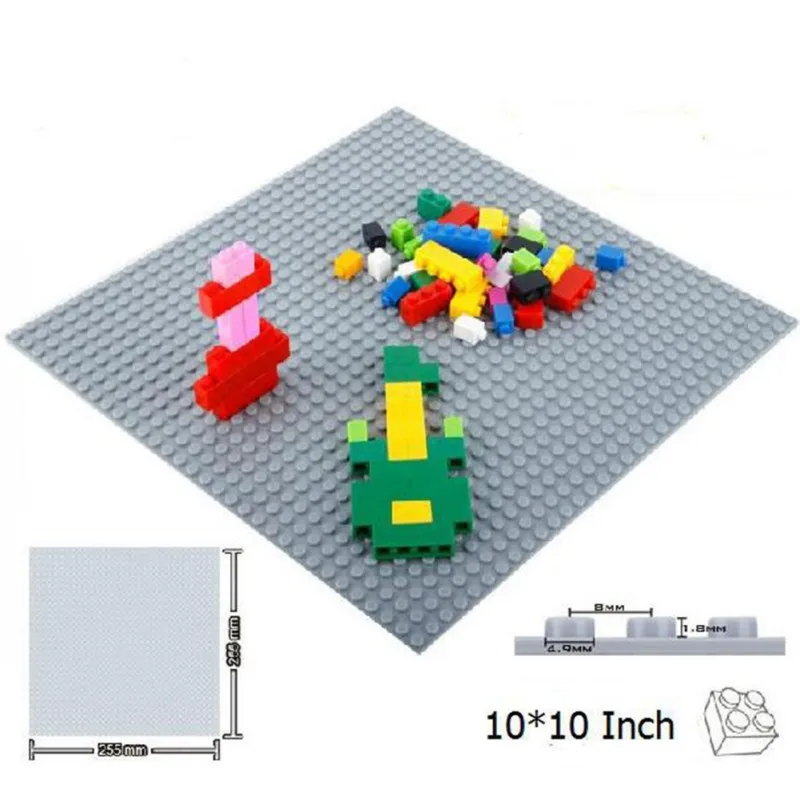 DIY игрушки маленькие блоки Строительные DIY опорная плита пластина-основание игрушки Совместимость для кирпича