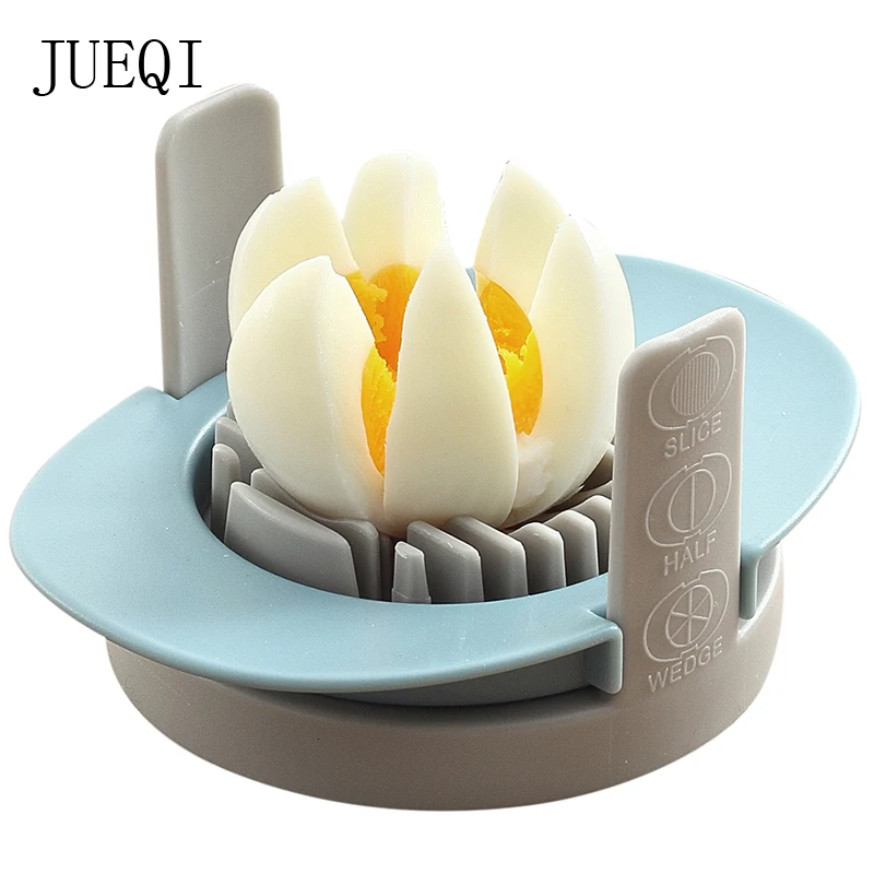 

JueQi Egg Slicer, Egg Cutter Heavy Duty Slicer for Strawberry Fruit Garnish Slicer, Stainless Steel Wire with 3 Slicing Styles