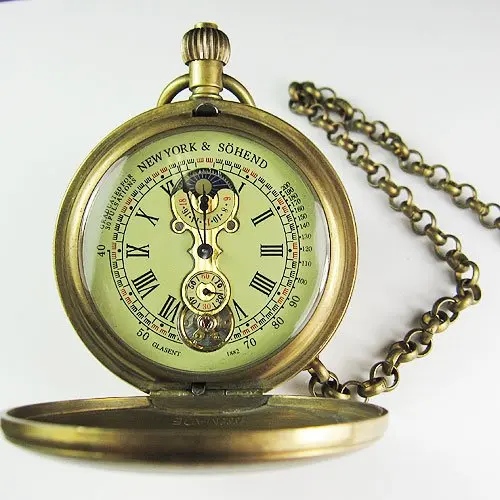 Античные карманные часы из 100% латуни с двойным покрытием|antique watch strap|antique storeantique