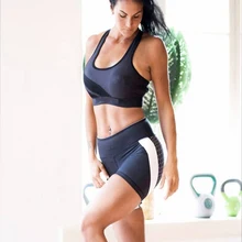 Новинка, женские короткие штаны с низкой талией, эластичные спортивные шорты для йоги