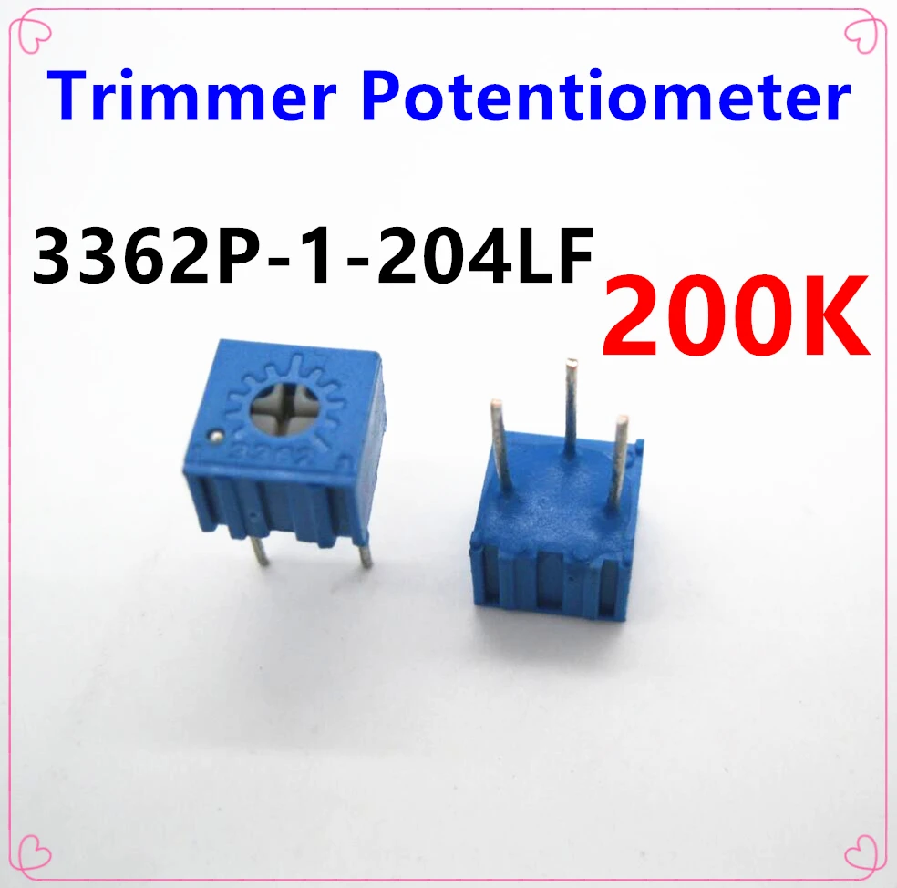 Potenciómetro Recortador, 10 Piezas, 3296W-1-103LF... – Grandado