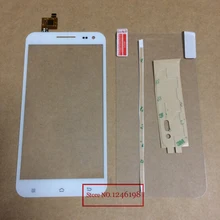 100% New White 5.5” Outer Glass Panel Lens Touch Screen Digitizer For ZOPO ZP999 With Protector film Free shipping