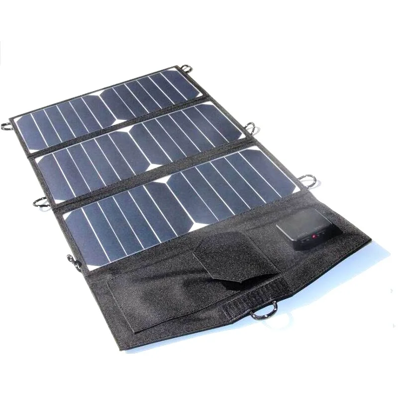 21 Вт Высокоэффективная наружная складная солнечная батарея с usb-разъемом на выходе портативный складной Дополнительный внешний аккумулятор Водонепроницаемая солнечная батарея для путешествий телефон