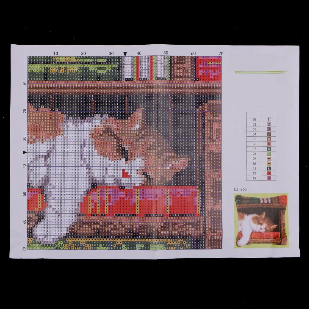 Cushion Latch Hook Kits for Kids Beginners Embroidery Cat Dog Pillow Cover Rug Making Kits Christmas Gifts