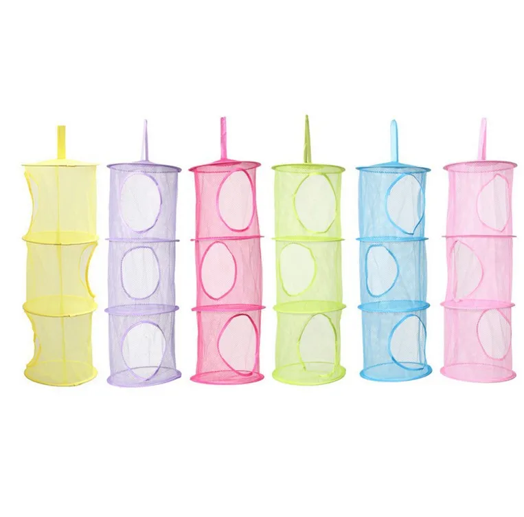 3 الجرف شنقا تخزين صافي الاطفال لعبة المنظم حقيبة نوم الملابس جدار الباب خزانات ملابس سلة المطبخ تخزين شبكة حقيبة