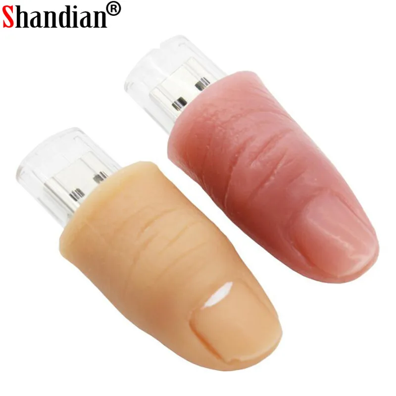 Модель SHANDIAN Finger, usb флеш-накопитель, карта памяти, крутые флешки, 8 ГБ, 16 ГБ, 32 ГБ, 64 ГБ, пластиковая usb флешка, мини-флешка, USB 2,0