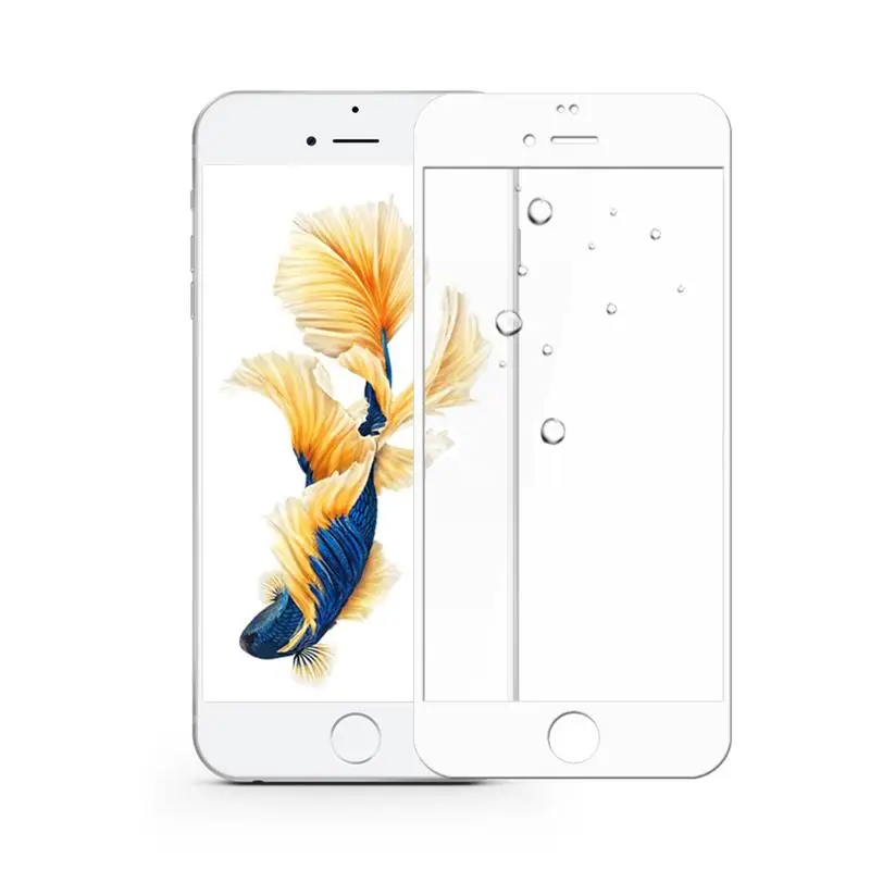 WZH полное покрытие экрана протектор Закаленное стекло для iPhone 6 6S 7 Plus 5S 5 S SE 8