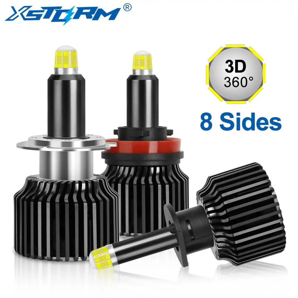 2 шт. Автомобильные светодиодные лампы H1 H7 H8 H11 HB3 9005 HB4 9006|Передние LED-фары для авто|