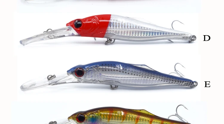 Sea Fishing Lures Trout Wobbler 1pc 14cm 44g 2-5m Large Plastic Minnow Bass Tuna Minnow Deep Sea For Trolling bait hard (7)