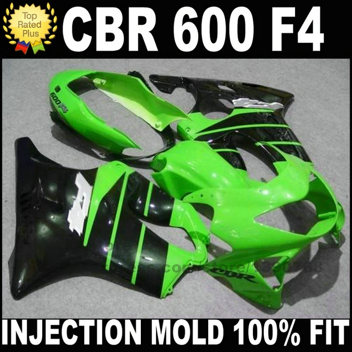 Наборы для HONDA CBR 600 F4 Обтекатели 1999 2000 CBR600 99 00 черный комплект обтекателей