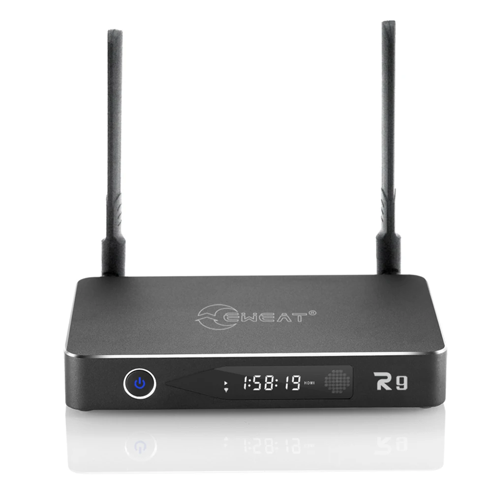 Eweat R9 16GB PK X96 X92 H96 Pro+ Android 6,0 tv Box 3D 4K BD ISO Realtek RTD 1295 Cortex A53 2,4G/5,8G двойной WiFi 3," SATA порт - Цвет: Eweat R9 TV Box Only