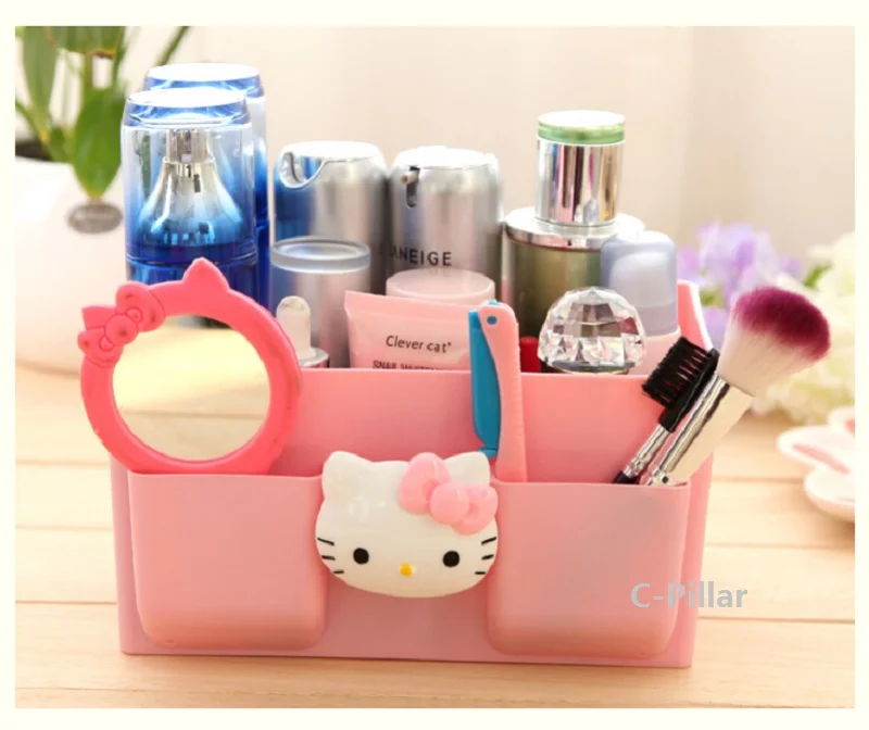 Lovely Hello Kitty Pattern Box Multifunctional Debris Storage Boxes