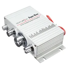 New Arrival DC12V Mini Hi-Fi Stereo Audio Amplifier Amp Car Motorcycle Home MP3 MP4 PC